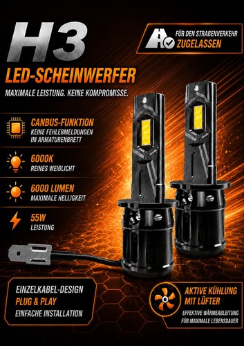55w 12v birne lampe - 55w, led